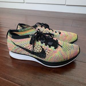Nike Flyknit Racer Multicolor Grey Tongue